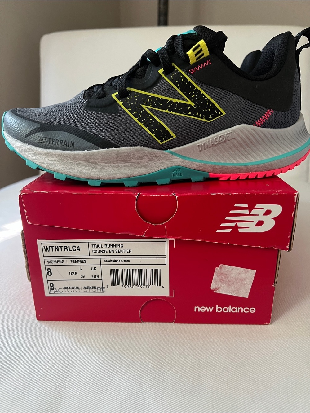 New Balance Women’s Trail Running Size 8 never worn bought at factory store.